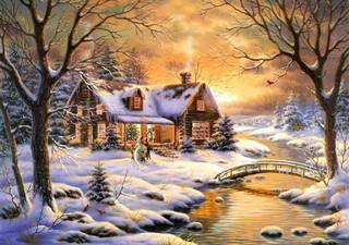 winter-christmas-cottage-xmas-new-year-snowman-paintings-colors-happy-holidays-draw-paint-bridges-creek-beautiful-love-768x540