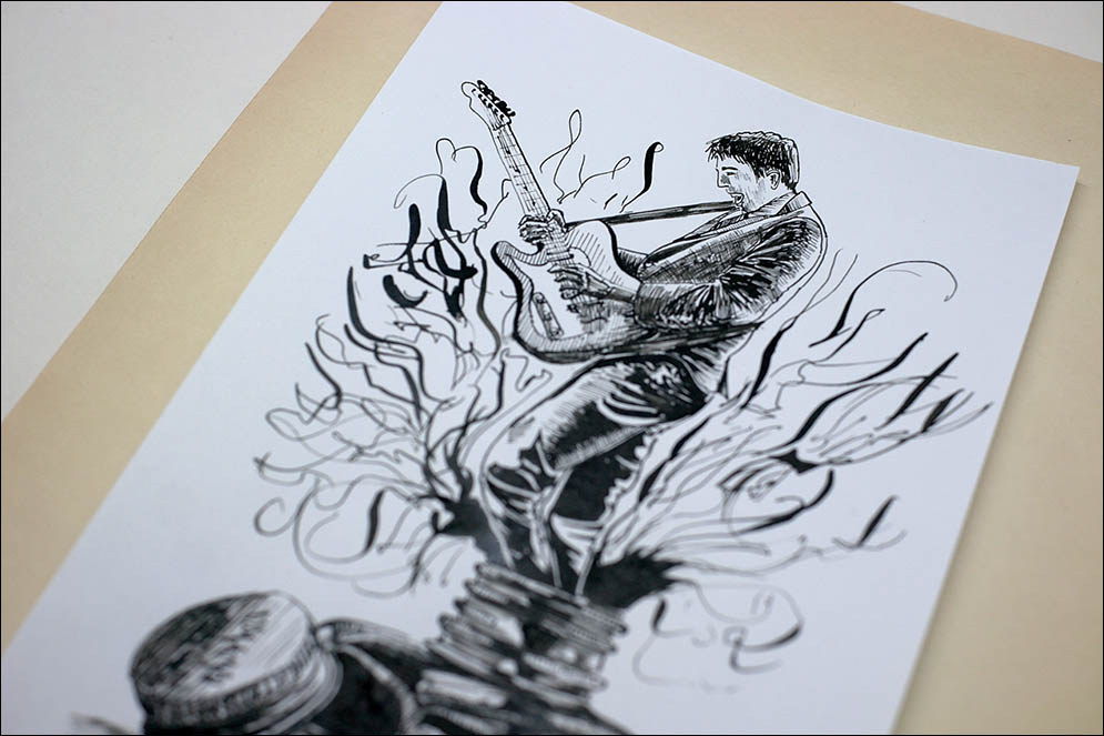 Musician inks project. Lenskiy.org