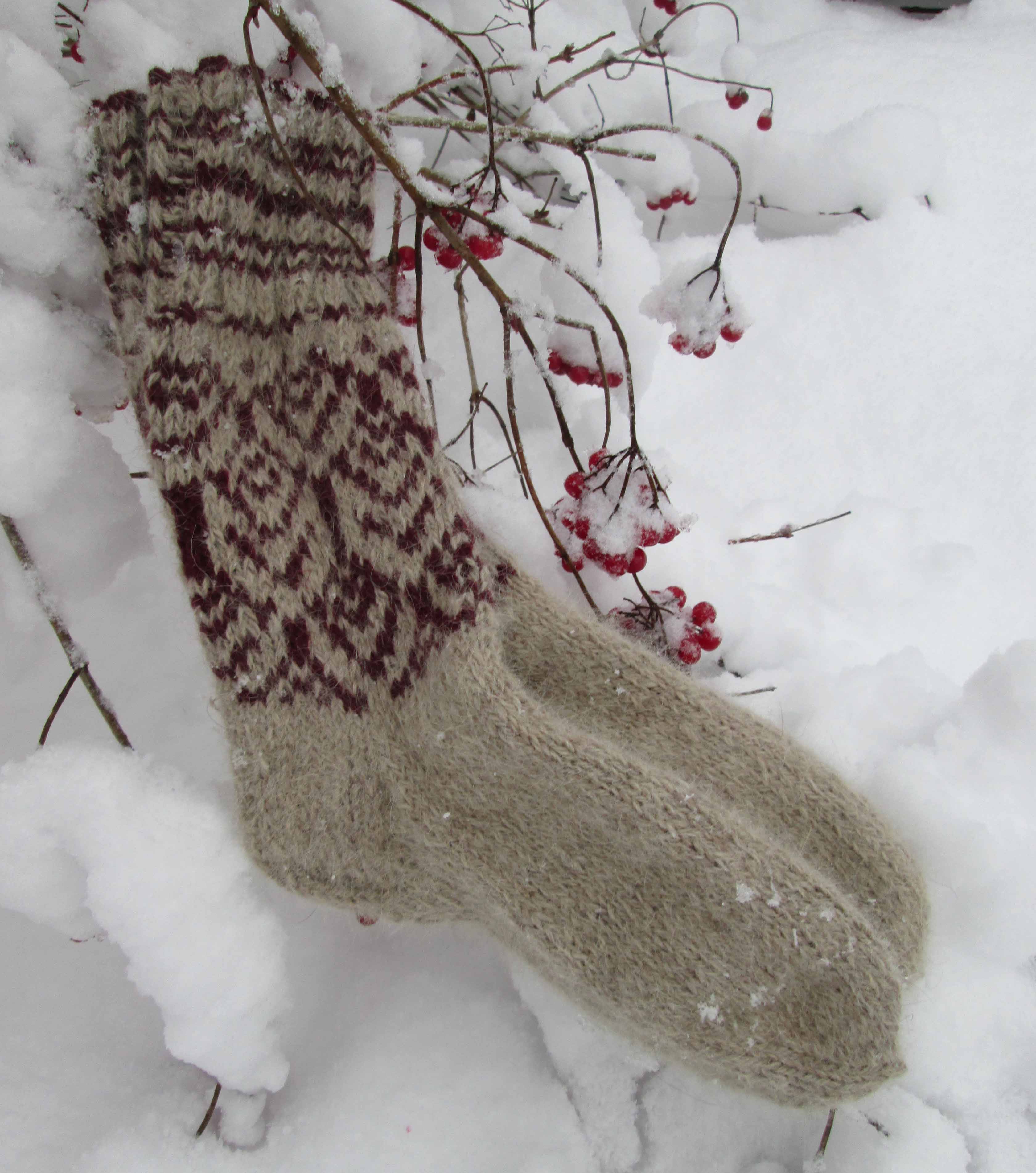 носки из собачьей шерсти