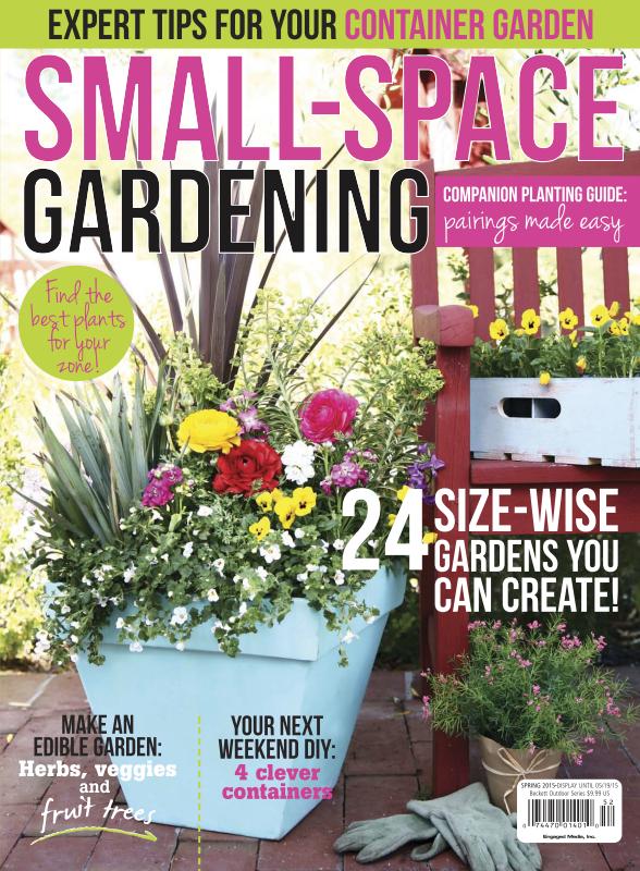 Small Space Gardening 2015-Spring