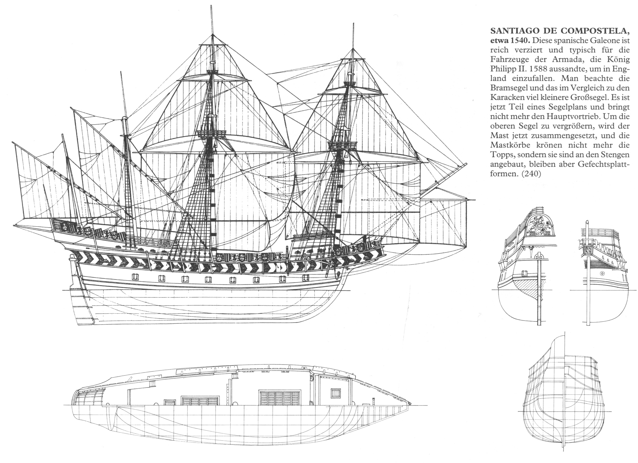 1540 spanish galleon