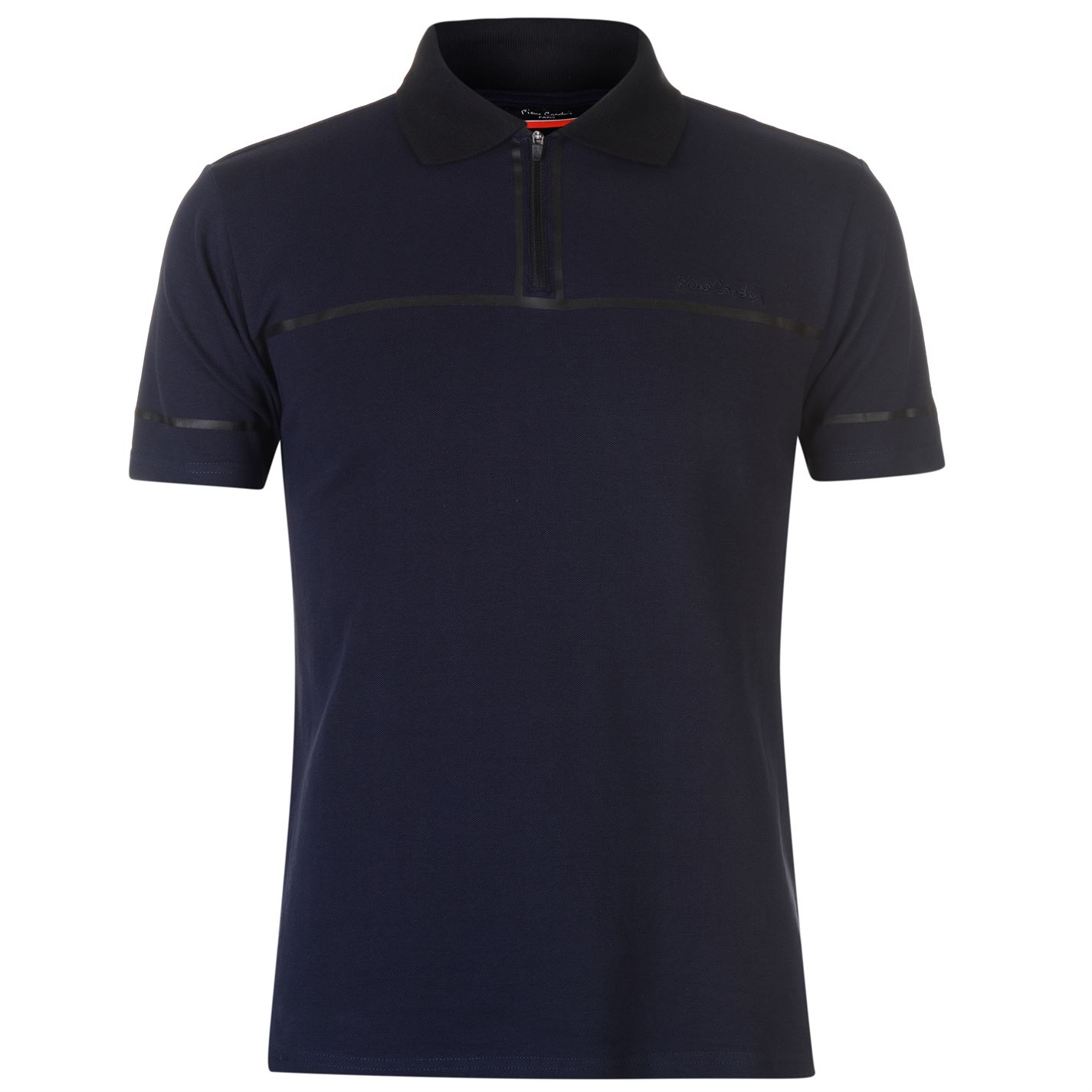 Zip Neck Polohemd Herren