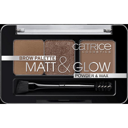 CATRICE Brow Palette Matt And Glow - Палетка для макияжа бровей, тон 010 молочный шоколад