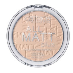 CATRICE All Matt Plus Shine Control Powder Transparent - Пудра компактная, тон 010, светло-бежевый