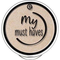 essence My Must Haves Eyeshadow - Тени для век, тон 01 песочный с блеском