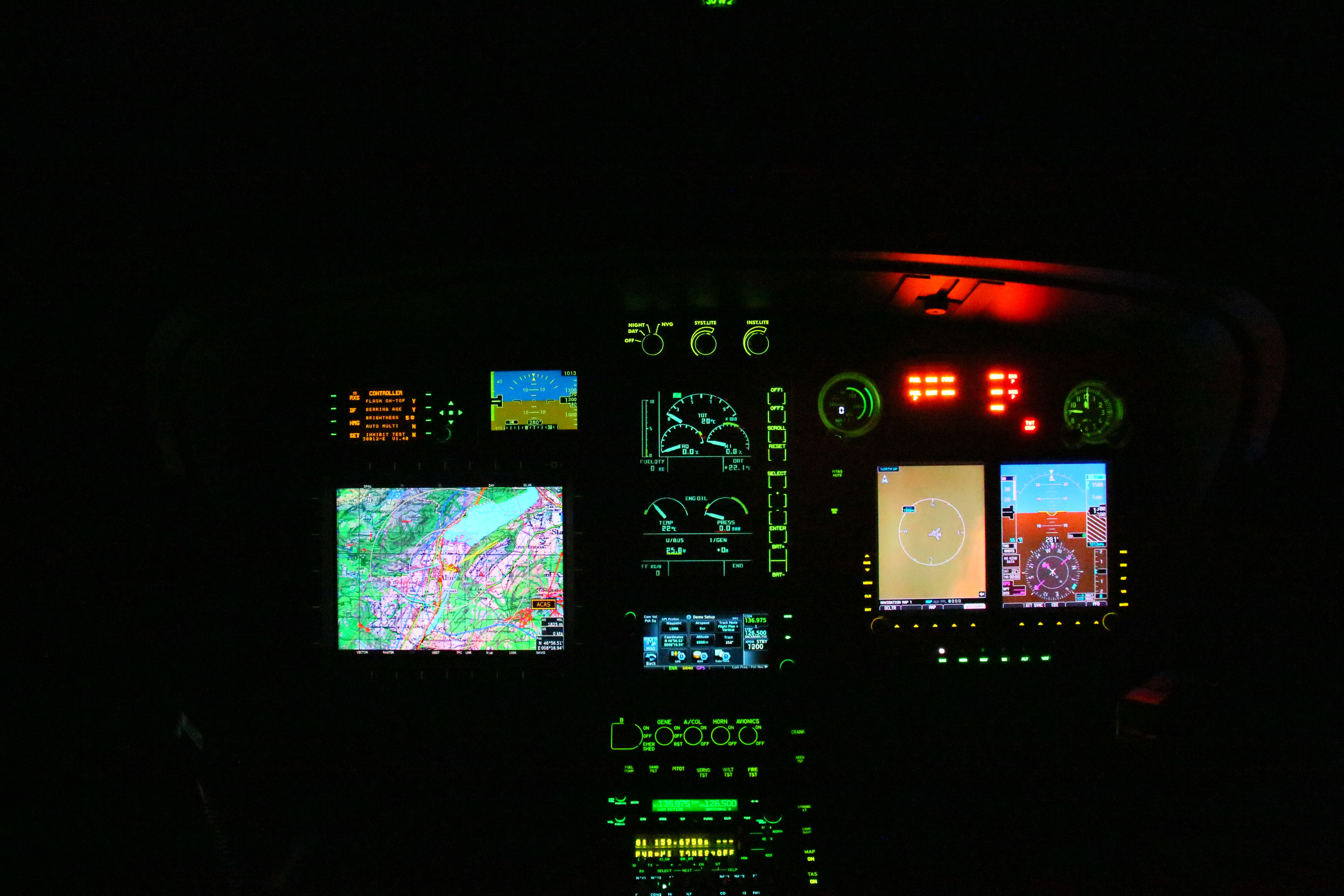 DOA scope expansion NVIS cockpit at night