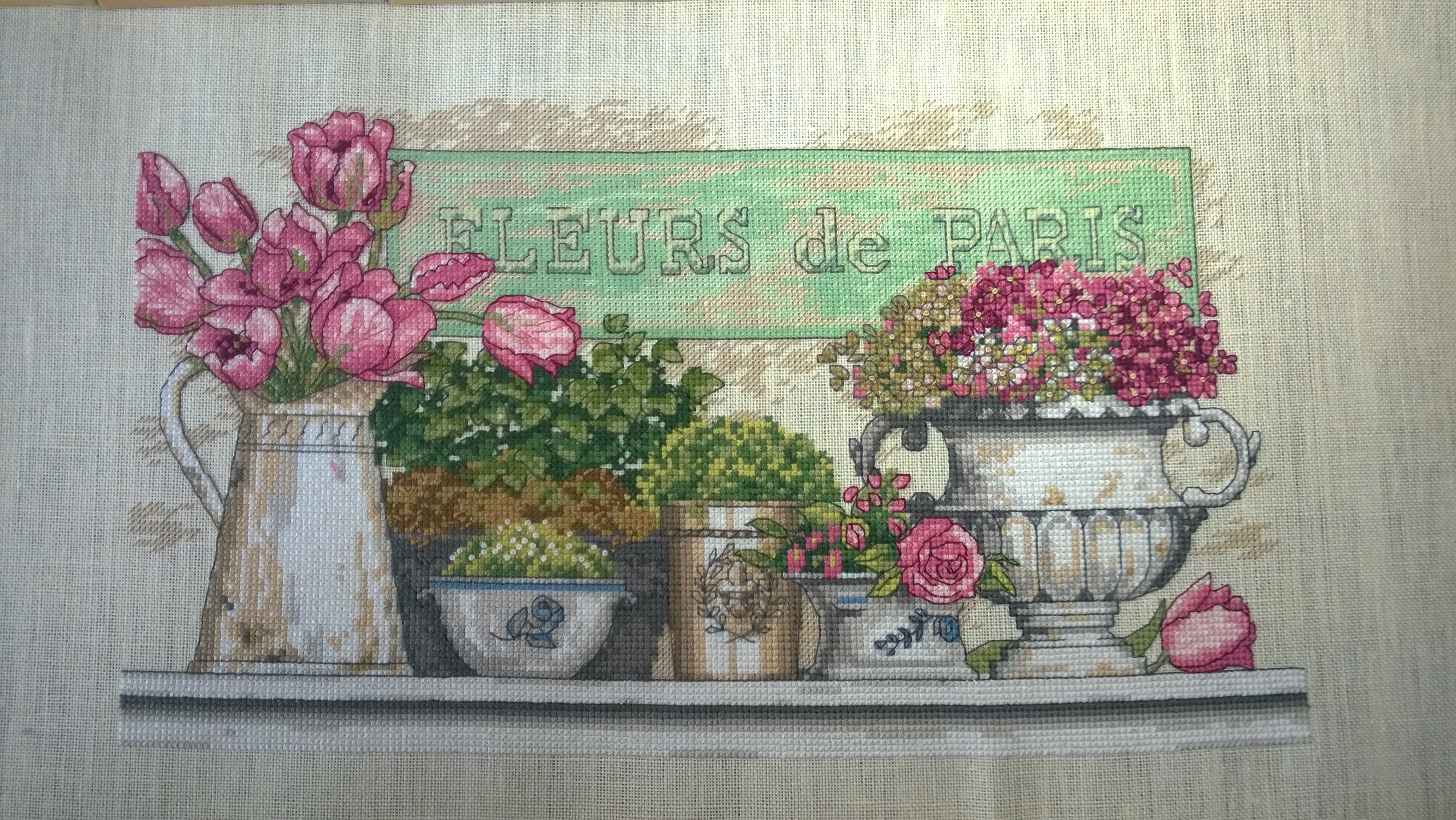 Цветы Парижа финиш