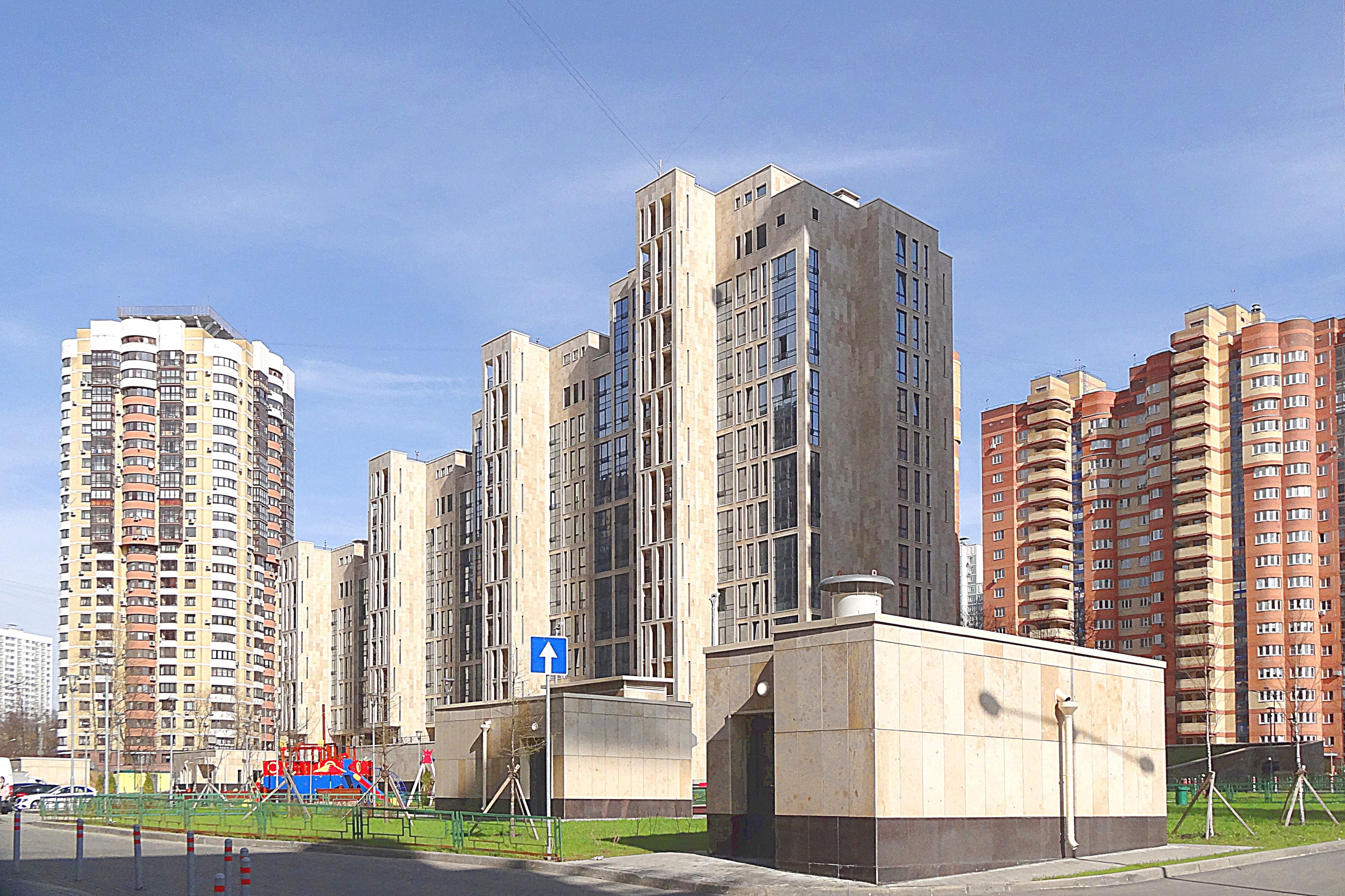 Новые дома возле Ленинского пр. Фото Морошкина В.В.