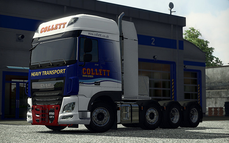 Heavy Haulage chassis addon for DAF XF Euro 6 SCS
