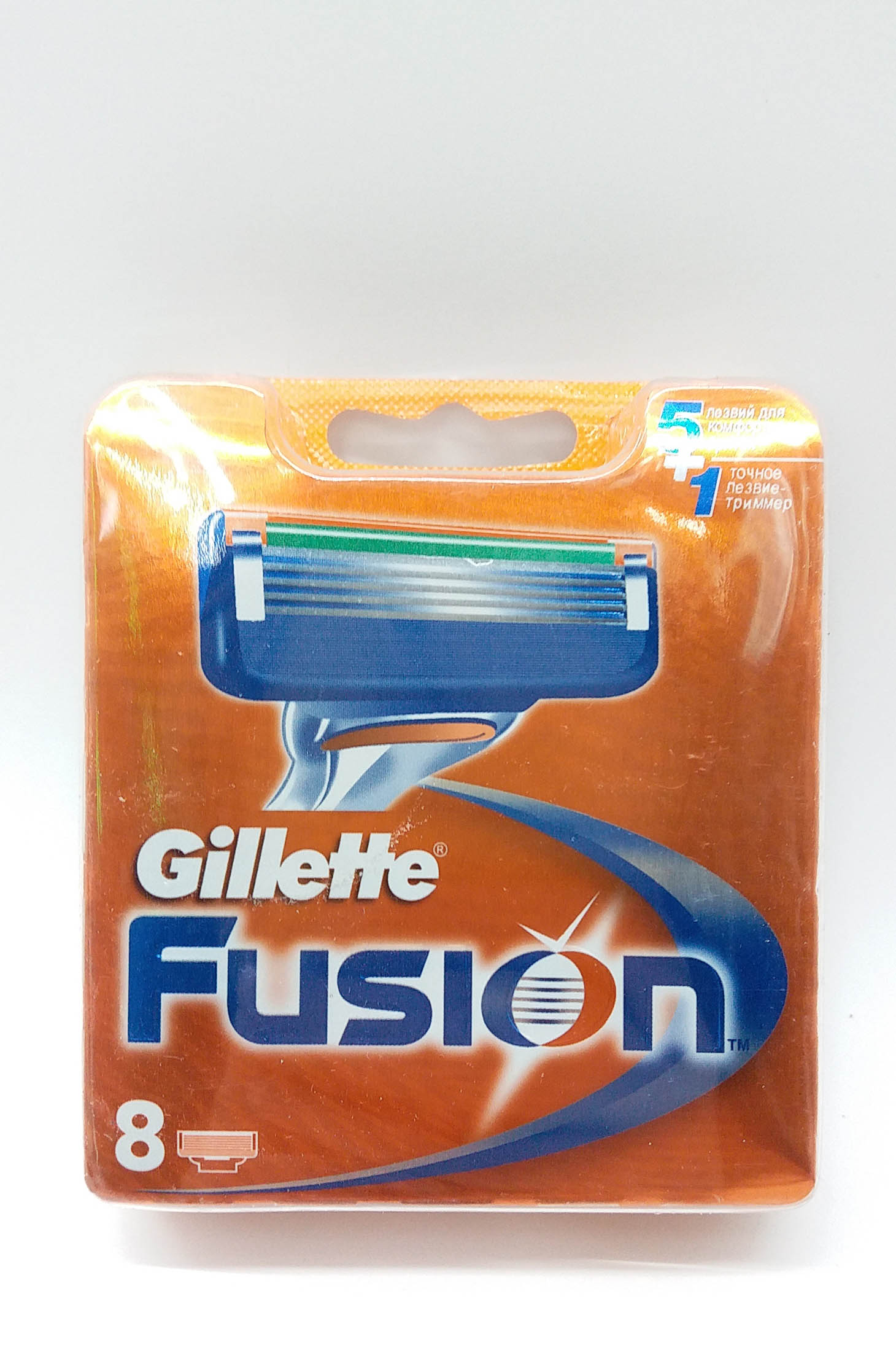 Кассеты для бритья Gillette Fusion, 8 шт