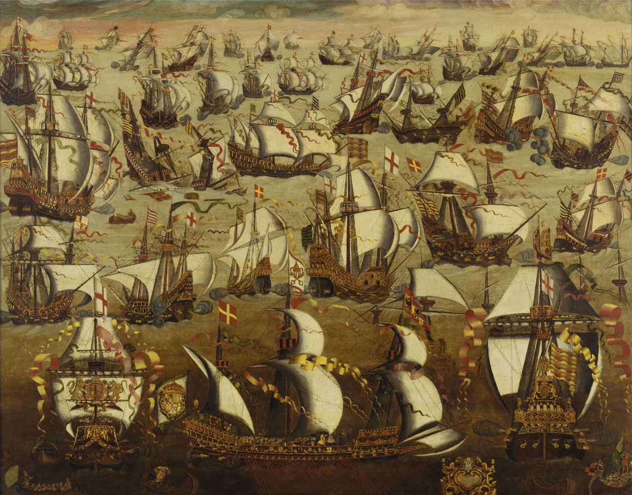English-Ships-and-the-Spanish-Armada,-August-1588-0