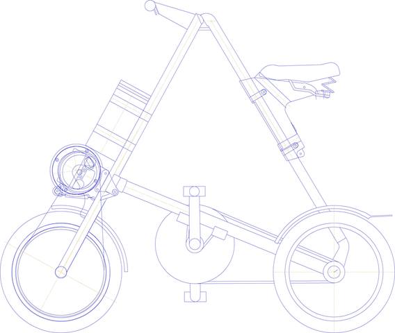 Электровелосипед с мотором от гироскутера на подтяжках