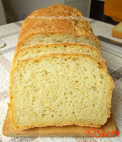 Хлеб пшеничный кабачковый на йогурте
