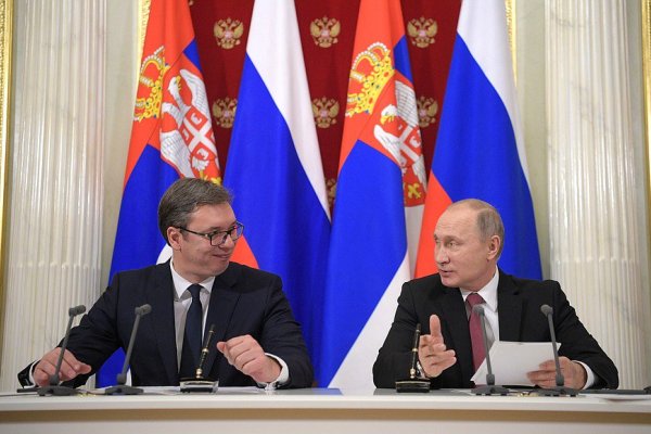 Сербия и Россия, президент Вучич, визиты, Путин
