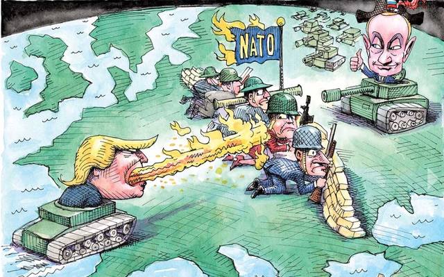 Трамп НАТО Путин