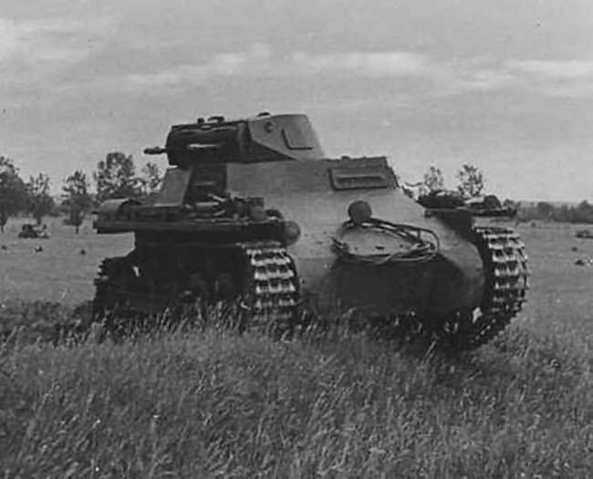 Panzer I destroyed France 1940