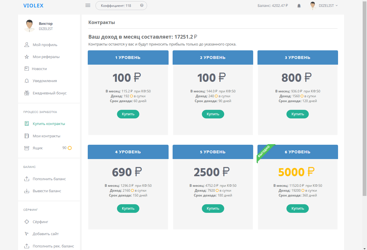 Скрипт проекта violex