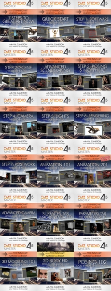 Great Art Now Daz3D Tutorial Bundle Great Art Now Daz3D Tutorial Bundle