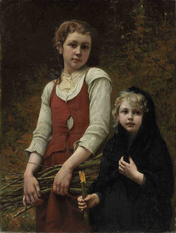 François-Alfred-Delobbe-The-Faggot-Gatherers François-Alfred-Delobbe-The-Faggot-Gatherers
