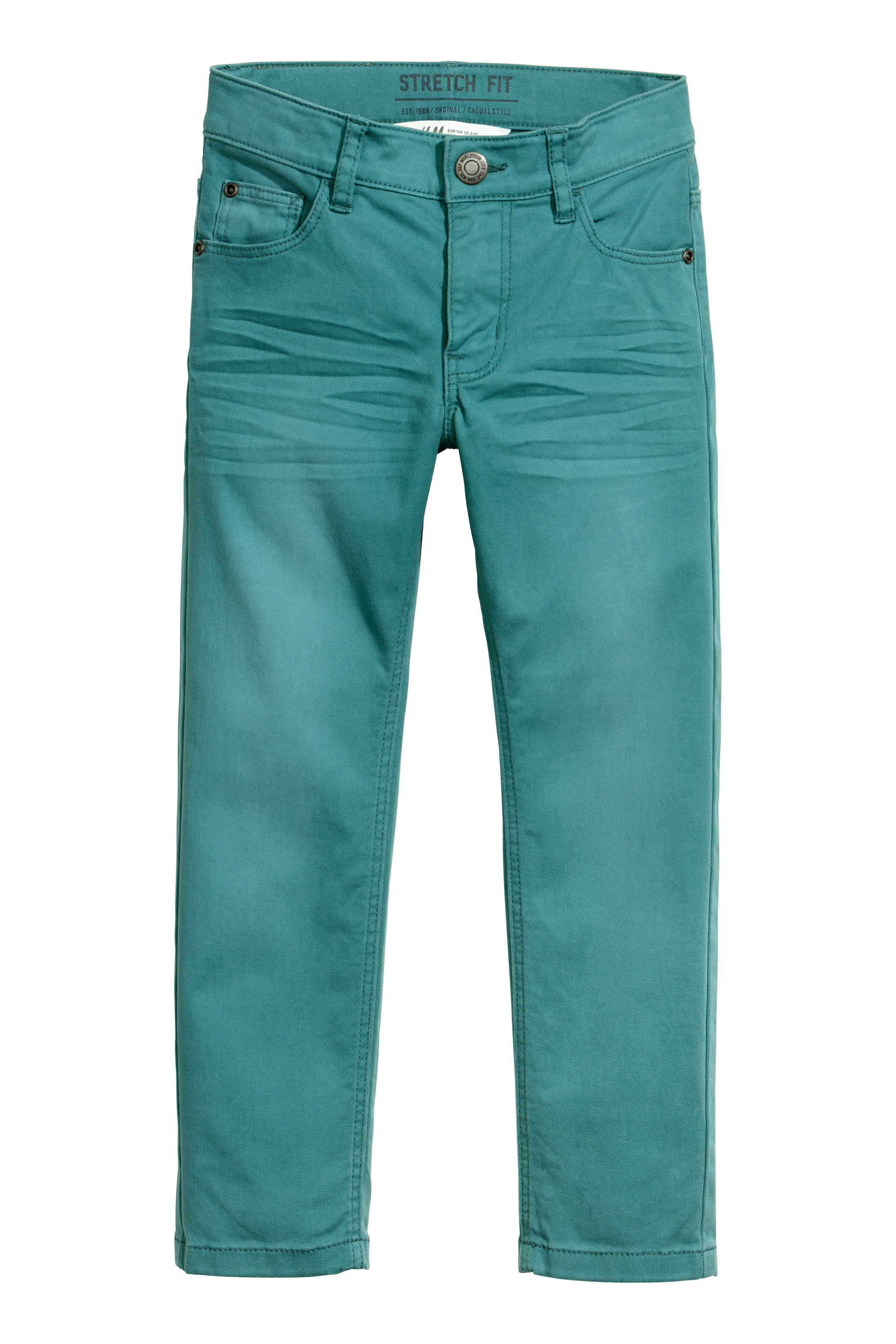 брюки сине-зелен