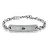Women's Black&White CZ Stainless Steel Link Tennis Bracelet by Inori BR1077119