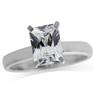 White CZ 925 Sterling Silver Solitaire Ring RN0056906