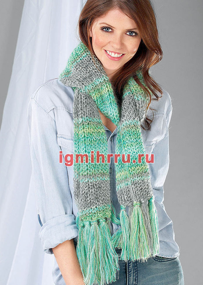 Идеи вязанных шарфов: модные аксессуары для зимы
