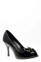 Туфли искусственный лак MOD Escort 26951-54 цвет черный.