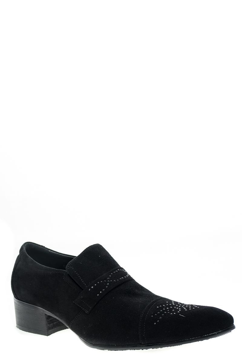Туфли натуральная замша SID Basic 0746B-401-03 цвет черный.