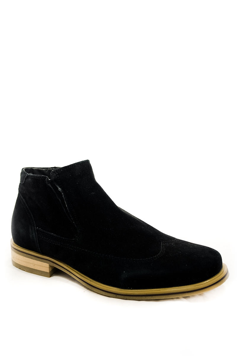 Ботинки натуральная замша Wedcel YFA056-3-M цвет черный.