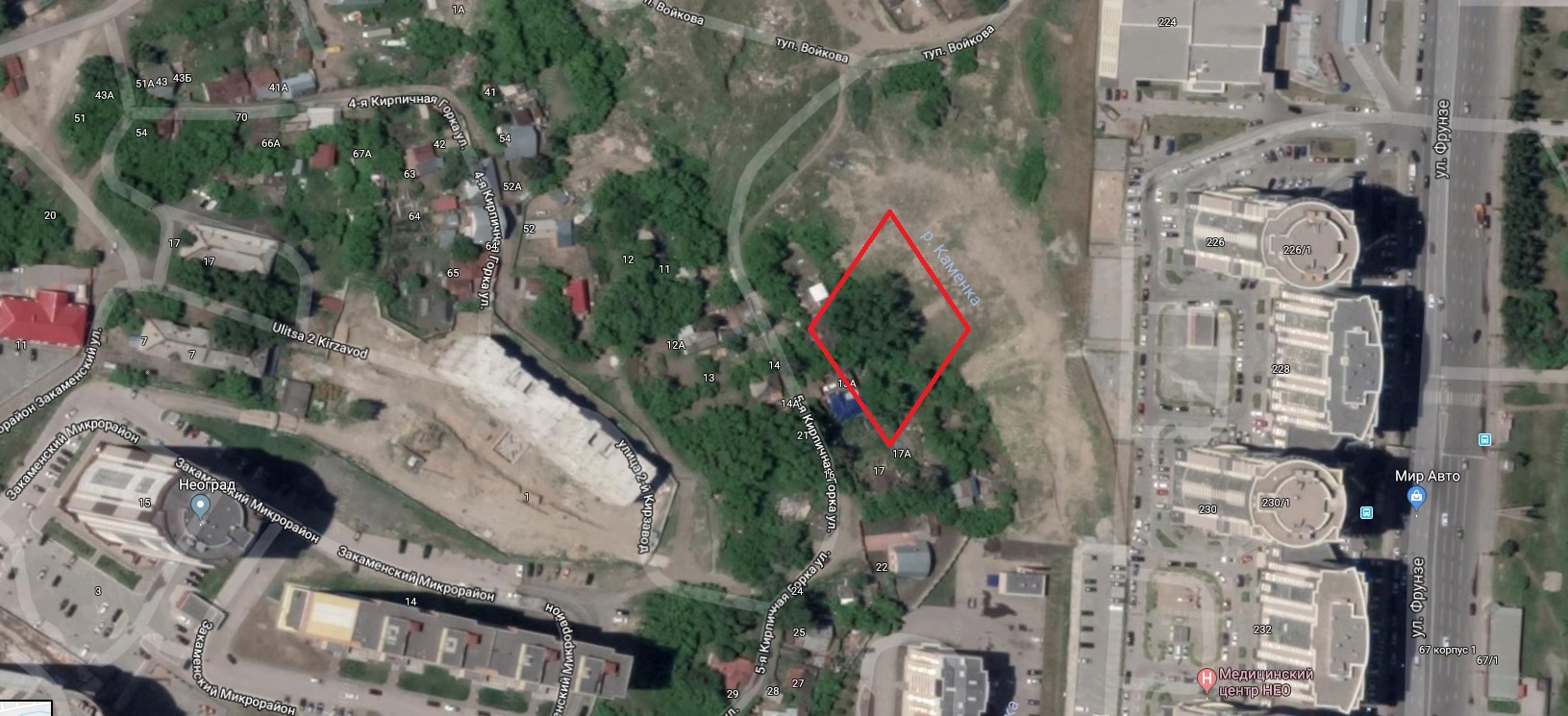 Глиняный карьер кирзавода Военного ведомства