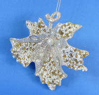 Новогоднее украшение подвесное Листок, арт. YD0130