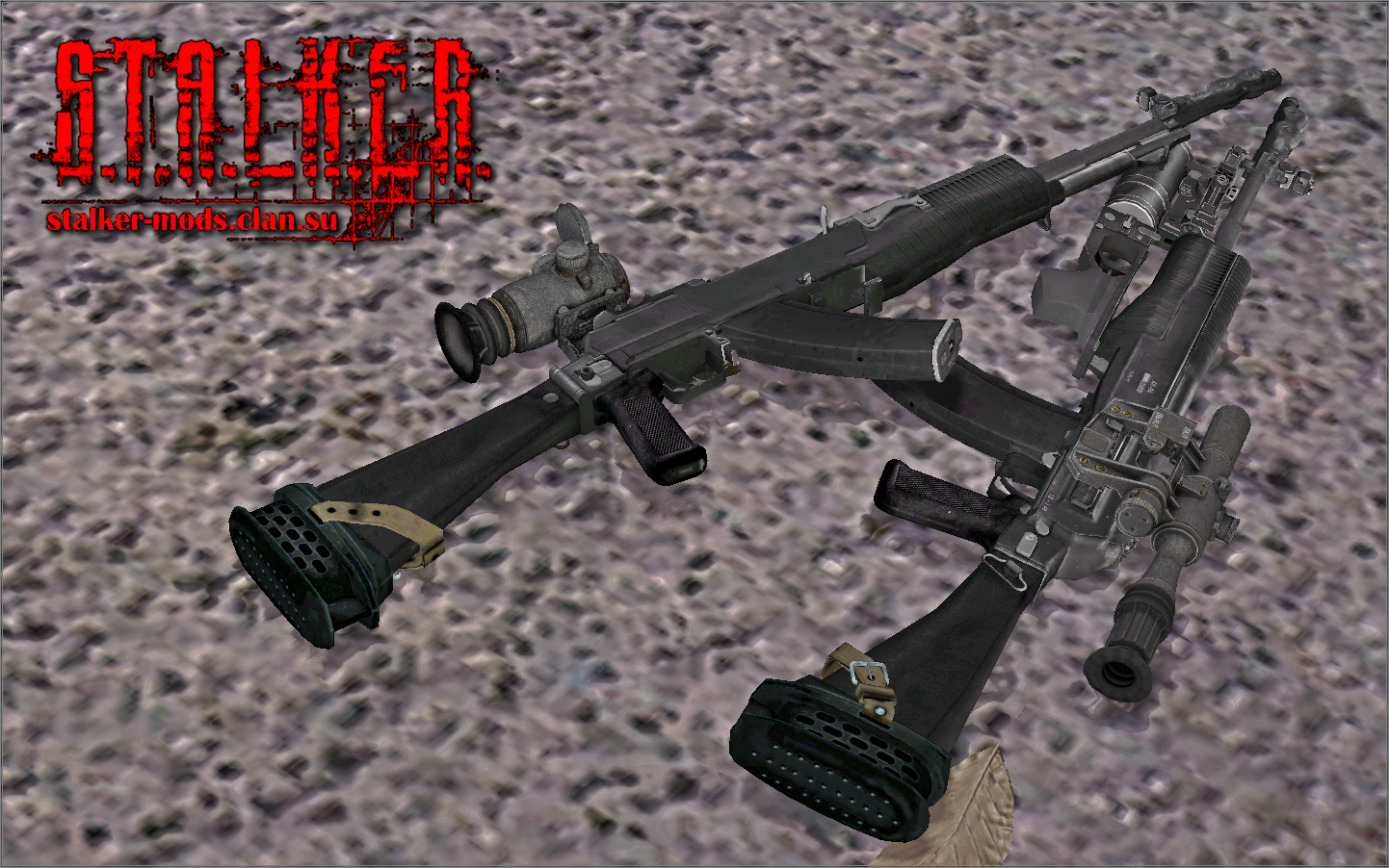 Модель оружия - АН-94