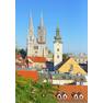 Вид Домского собора Загреба с горы. Фото Морошкина В.В.о