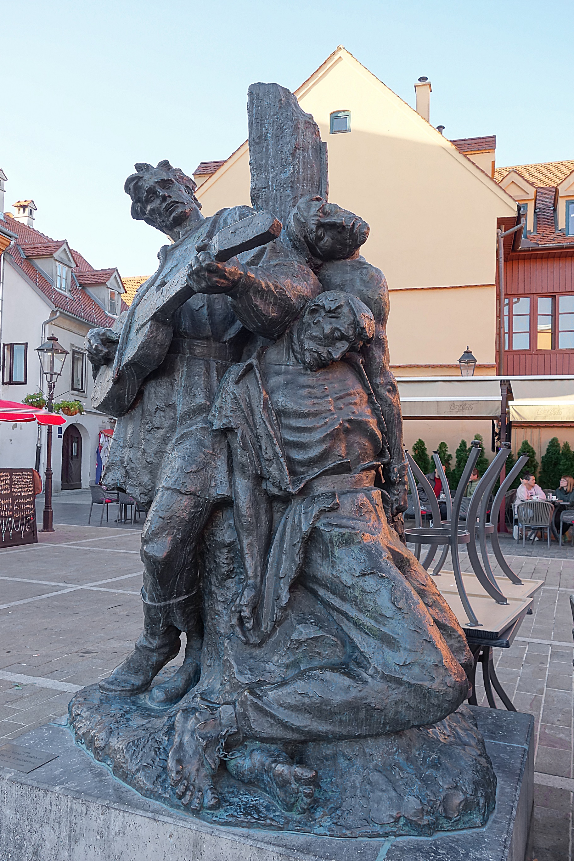 Уличная скульптура Загреба. Фото Морошкина В.В.