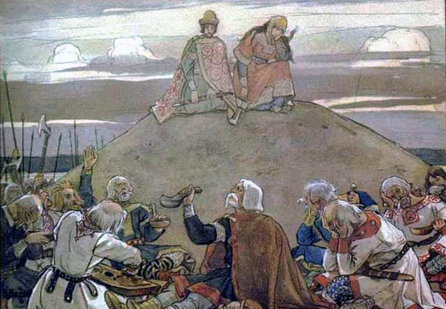 какой князь прибил щит к воротам константинополя