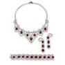 A Suite of Ruby and Diamond Jewellery by Cartier