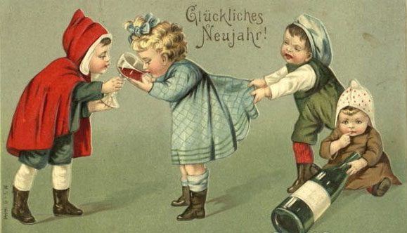 strange and unusual christmas cards from the past century 12