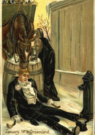 strange and unusual christmas cards from the past century 10