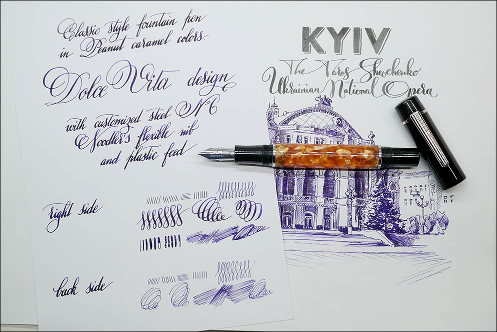custom GB pen with Noodlers Flex. Lenskiy.org