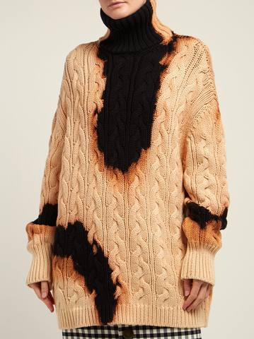 balenciaga-black-multi-Oversized-Acid-Stained-Cotton-Sweater (2)