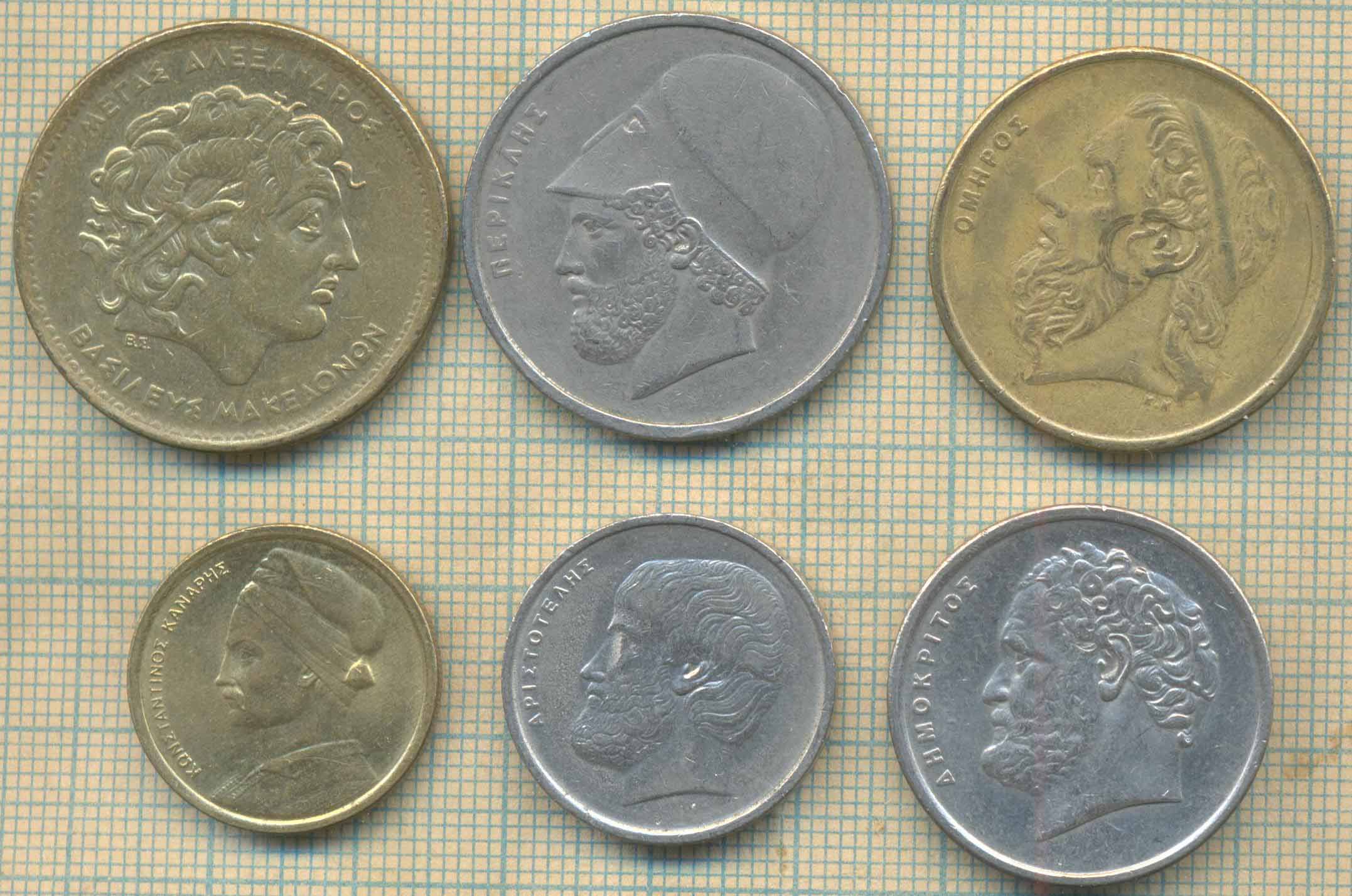Греция 6 монет 5023