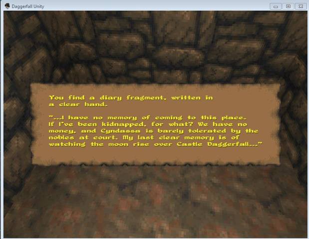 Daggerfall Unity (diary)