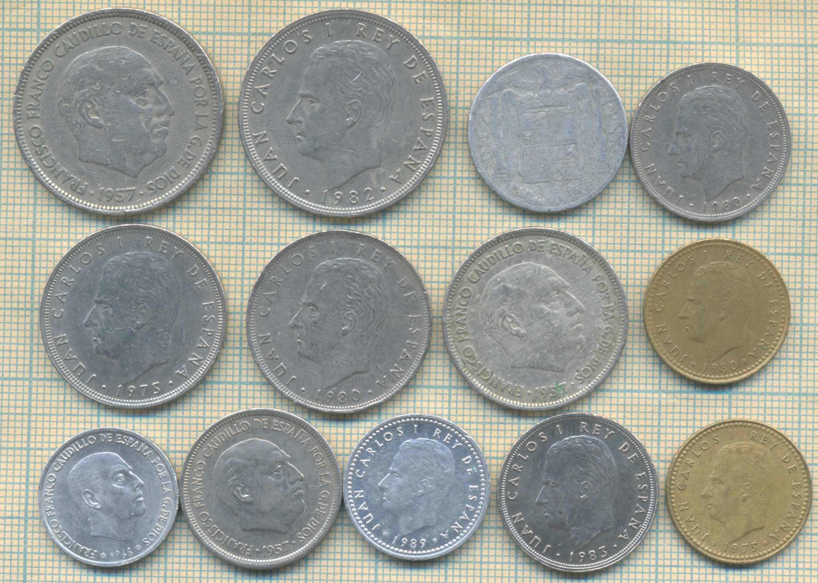 Испания 13 монет а