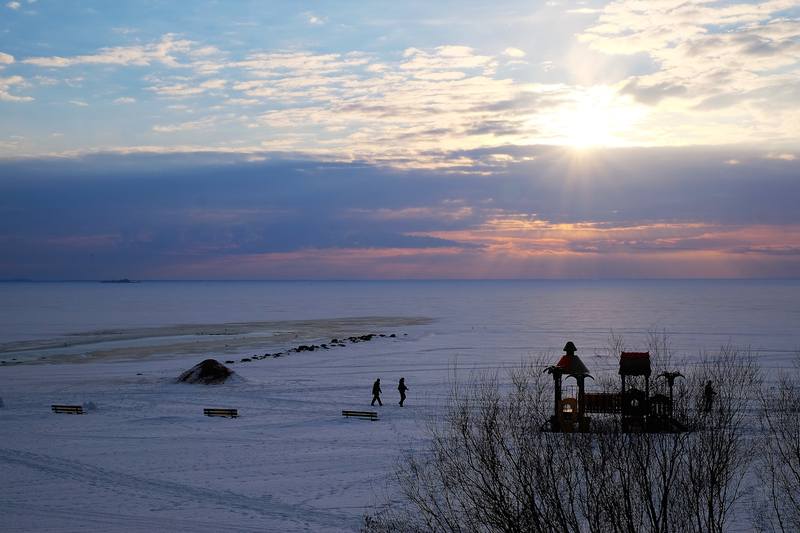 Прекрасный городок у моря Прекрасный городок у моря