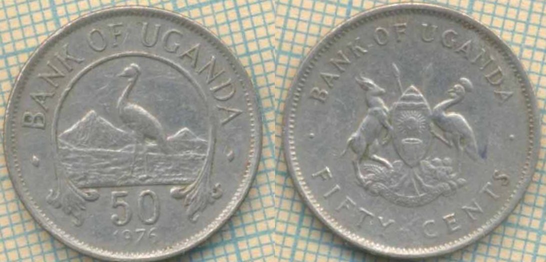 Уганда 50 шиллингов 1976 5762