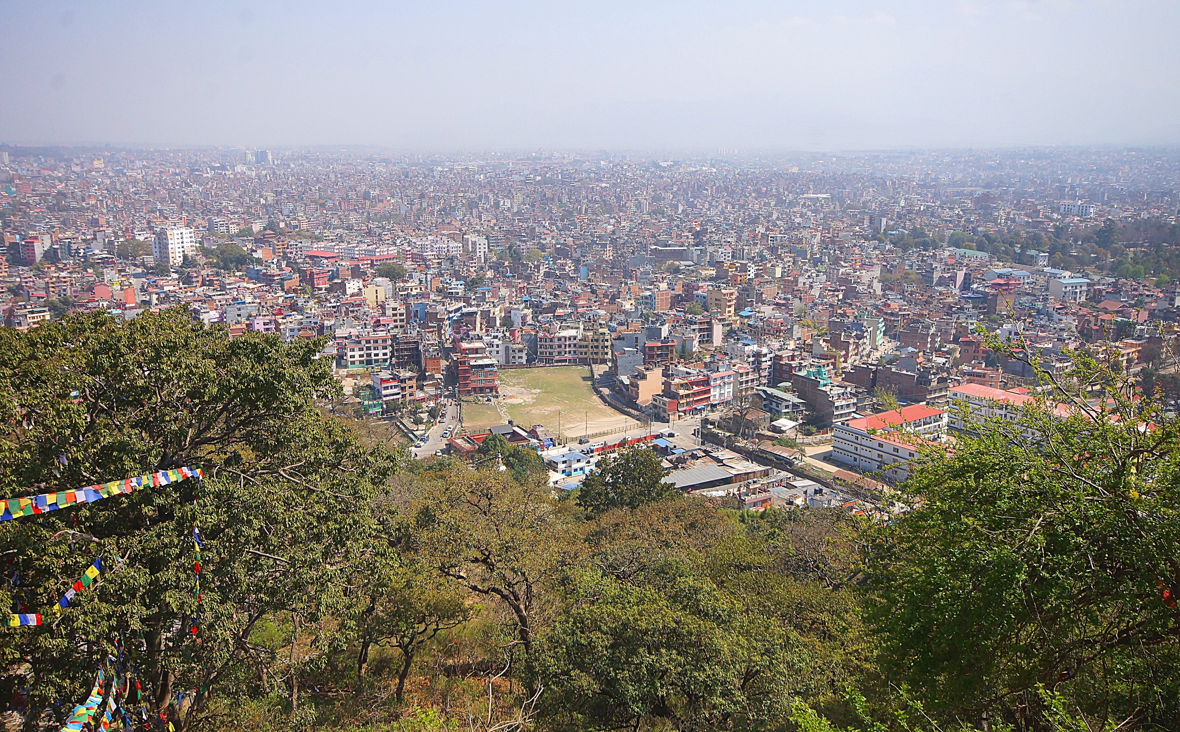 Вид на Катманду с холма. Фото Морошкина В.В.