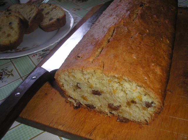 Апельсиновый кекс, постный