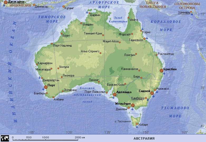karta avstralii