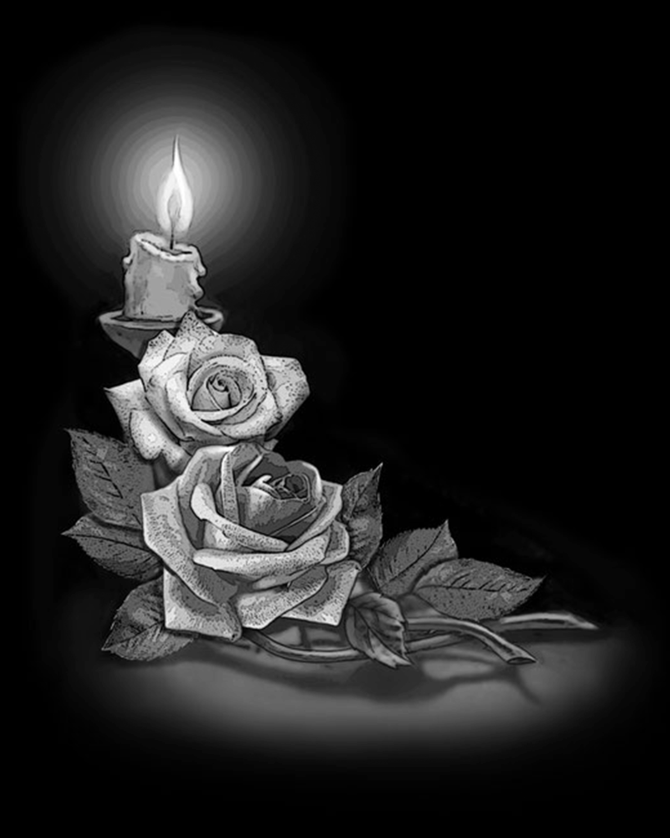 розы-со-свечей